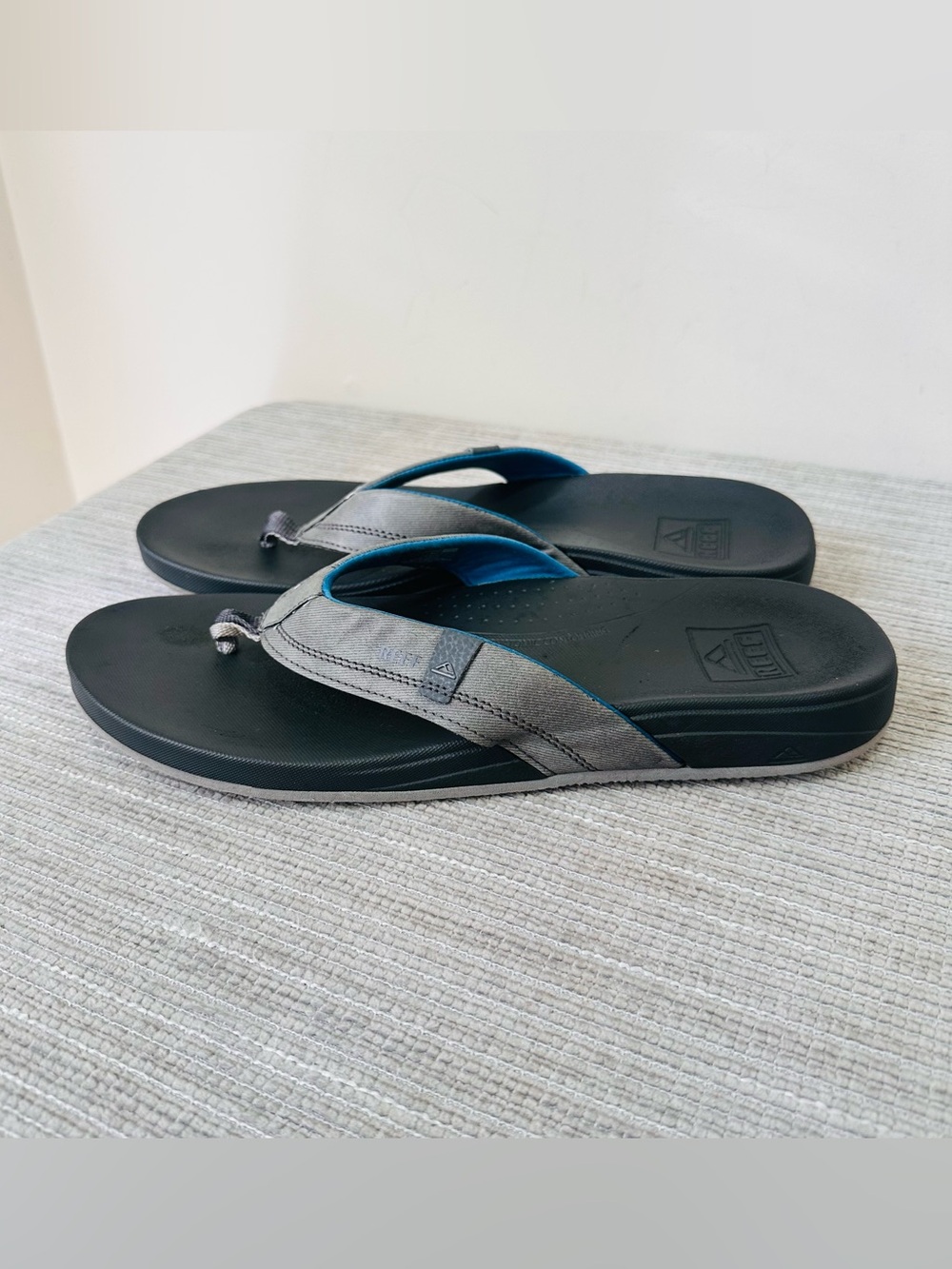 Reef CUSHION SPRING Casual Flip Flop Sandals CI3635 Gray Men's Size 12